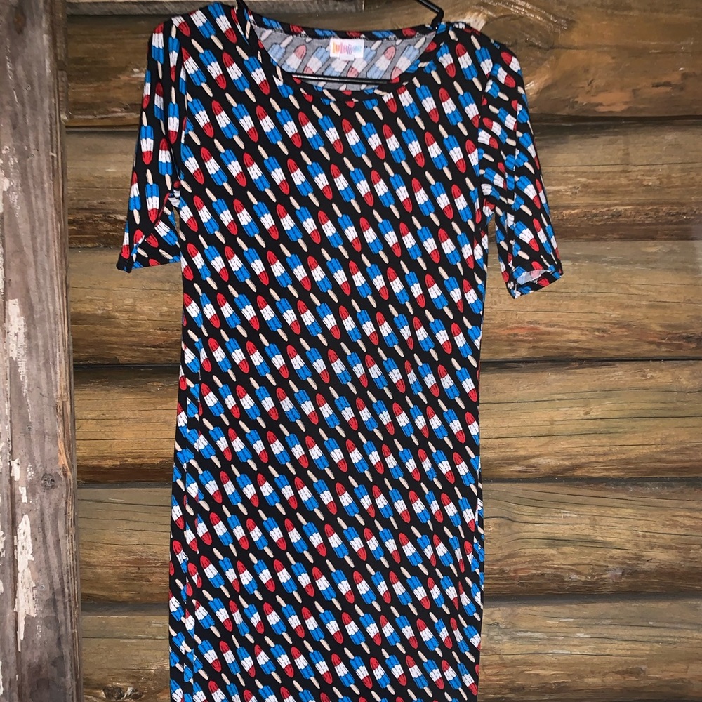 Lularoe bomb pop Julia Xs Americana unicorn